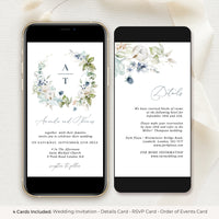BIANCA Digital Wedding Invitation and Rsvp