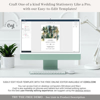 Gaia Forest Wedding Save the Date Template