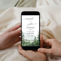 GAIA Woodland Digital Wedding Invitation