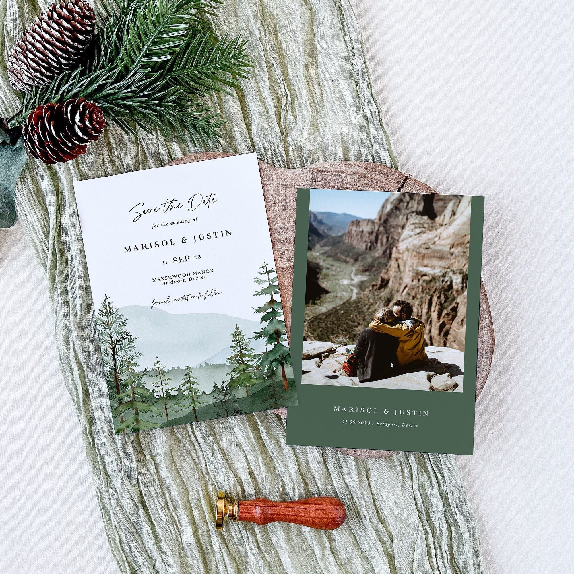 GAIA Wedding Save the Date Template