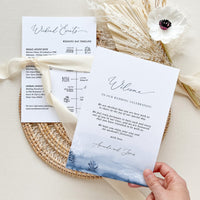ALYSSA Destination Wedding Welcome Letter & Itinerary Template