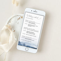 ALYSSA Digital Wedding Wedding Day Schedule Timeline