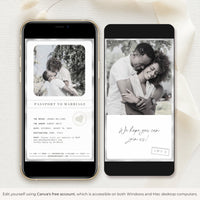Silver Passport Save The Date Video Template