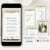 Boarding Pass Wedding Invitation Video Template - White & Gold