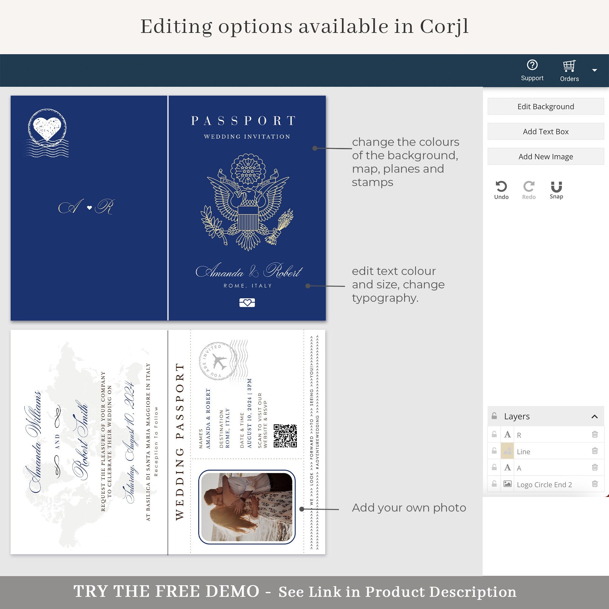 american-passport-wedding-invitation-template-creative-things-studio for Free Printable Passport Birthday Invitation Template American Passport Wedding Invitation Template – Creative Things Studio for Free Printable Passport Birthday Invitation Template