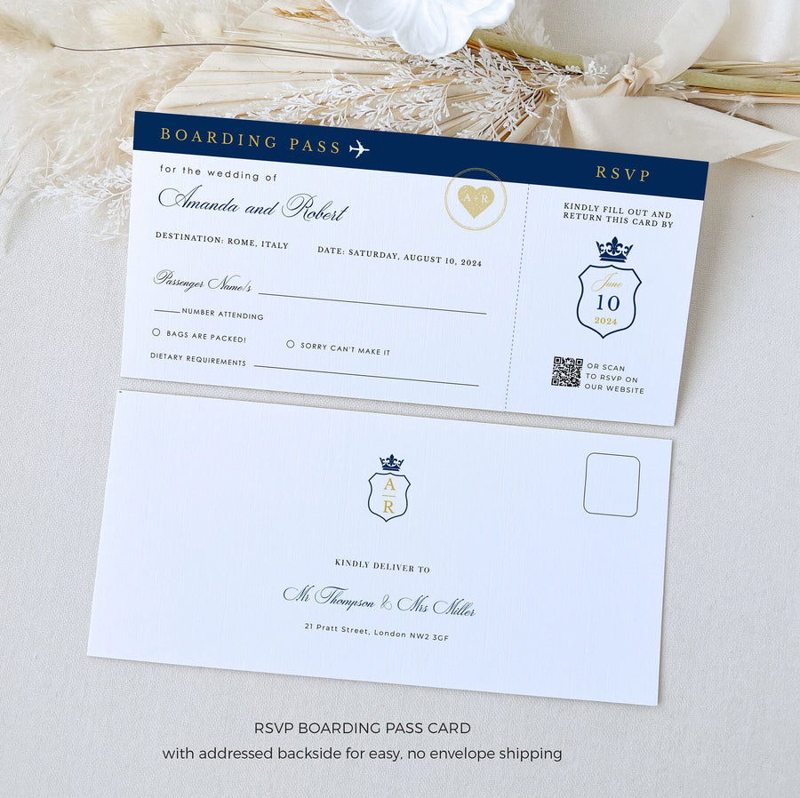 Uk Passport Wedding Invitation Template Printable