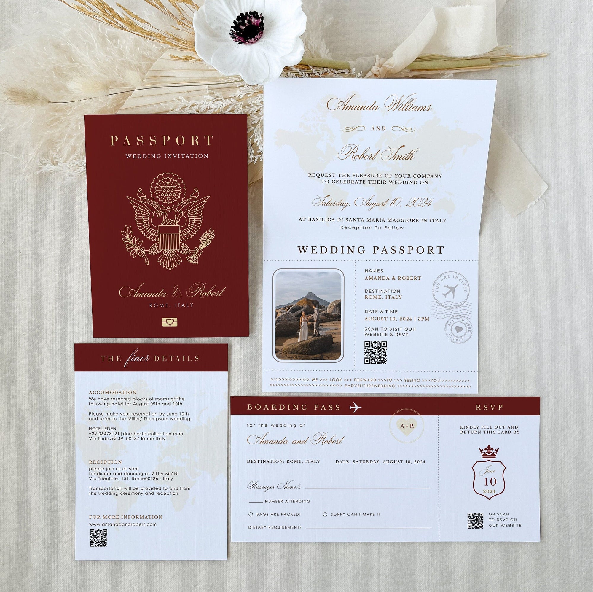 american-passport-wedding-invitation-template-creative-things-studio for Free Printable Passport Birthday Invitation Template American Passport Wedding Invitation Template – Creative Things Studio for Free Printable Passport Birthday Invitation Template