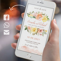 Summer Wedding Electronic Save the Date
